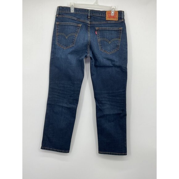 Levis Mens 541 Athletic Fit Jeans W34 L30 Cotton Blend Denim Blue - Picture 6 of 6